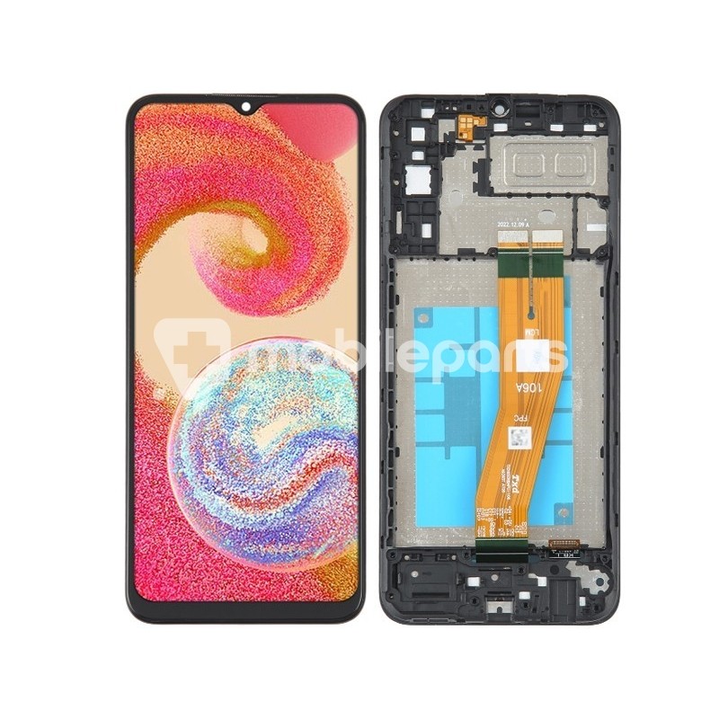 Display Touch + Frame Black Samsung SM-A042 A04e (IPS)