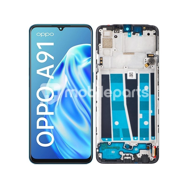 Display Touch + Frame Black OPPO A91 Ori