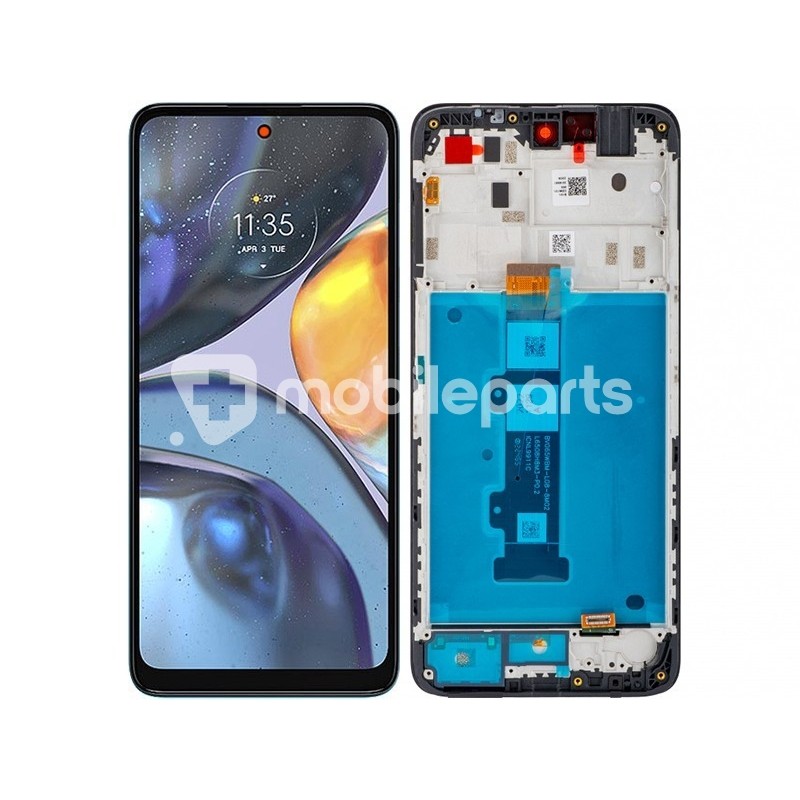 Display Touch + Frame Black Moto G22 Ori