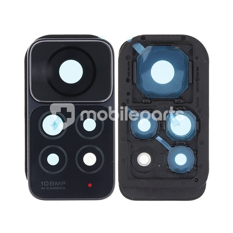 Rear Camera Lens + Frame Black Xiaomi Redmi Note 11 Pro 4G
