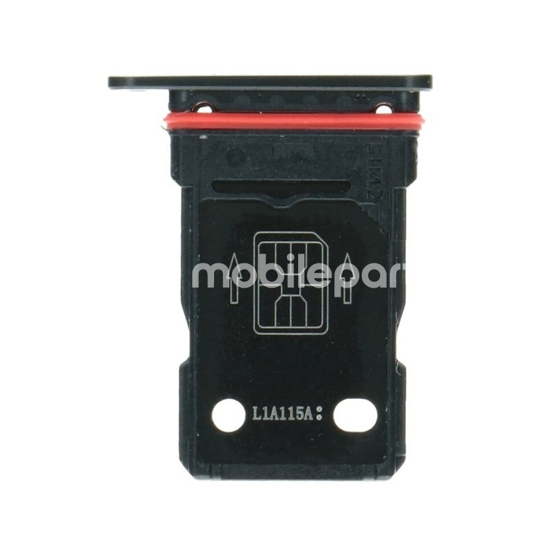 Dual Sim Card Tray Carbon Black OnePlus 9R