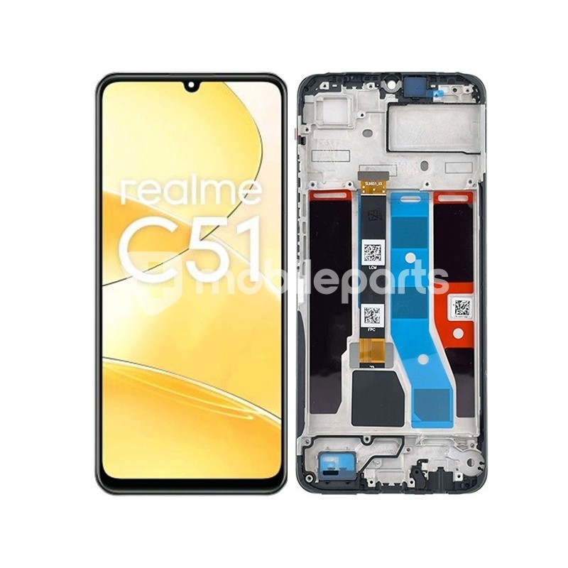 Display Touch + Frame Black Realme C51 (IPS)