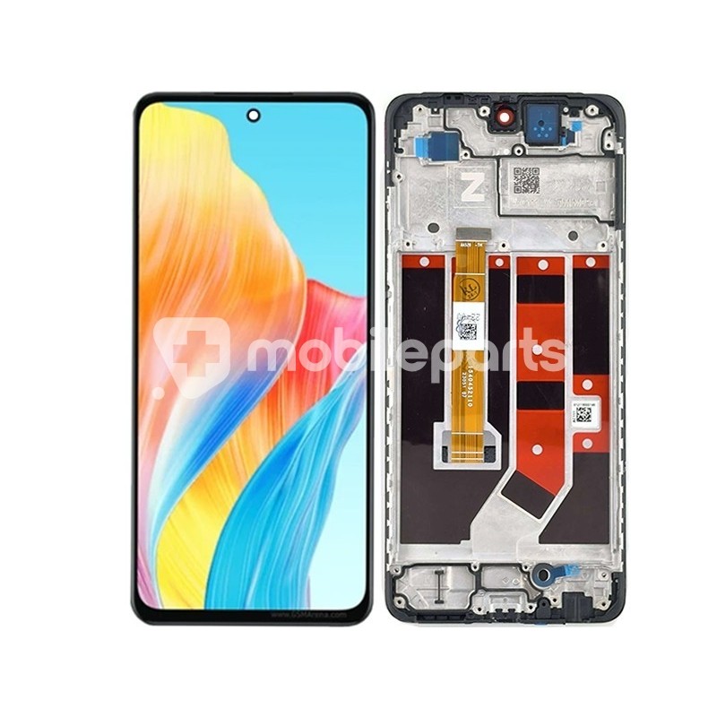 Display Touch + Frame Black OPPO A58 4G (IPS)