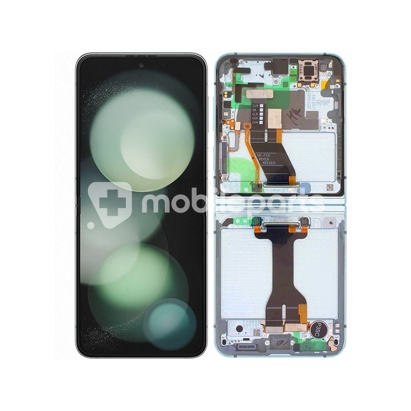 Display Touch + Frame Mint Samsung SM-F731 Flip 5 Ori