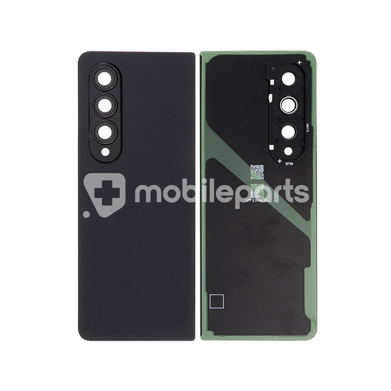 Rear Cover Phantom Black Samsung SM-F936 Fold 4 No Logo