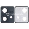 Rear Camera Lens + Frame Black Moto Edge 40 Neo