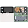 LCD Sub + Rear Cover White Samsung SM-F711 Z Flip 3 5G