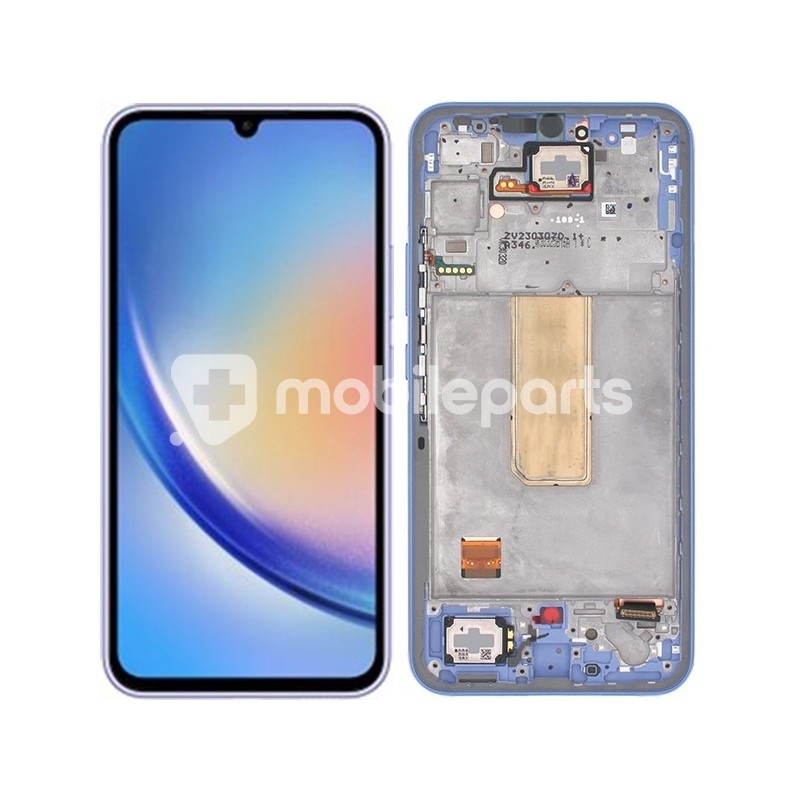 Display Touch + Frame Violet Samsung SM-A346 A34 5G Ori