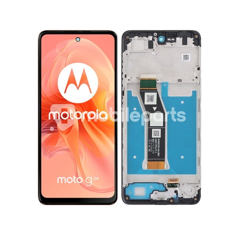 Display Touch + Frame Black Moto G04 (IPS)