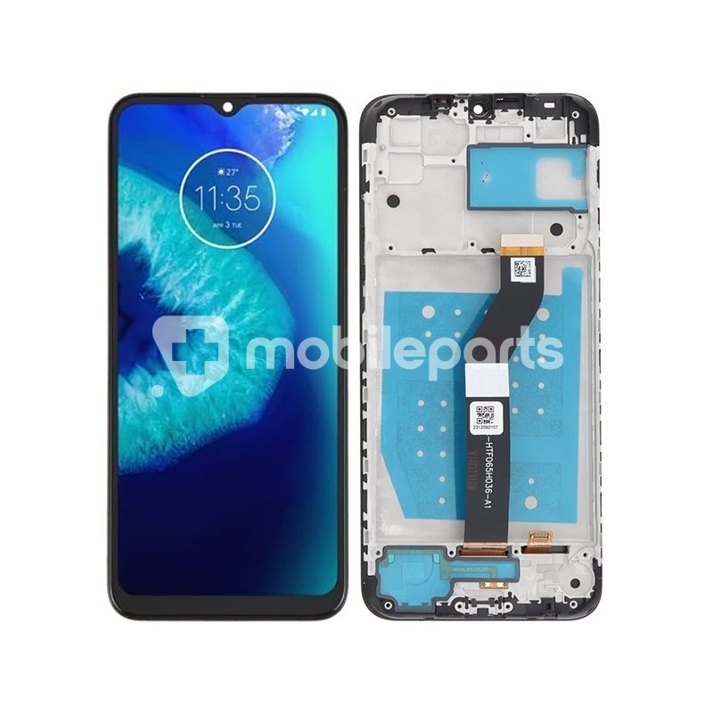 Display Touch + Frame Black Moto G8 Power Lite (IPS)