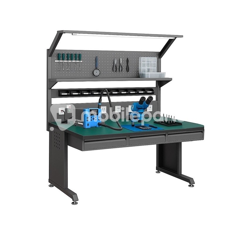 Professional ESD Bench + Double LED Lighting