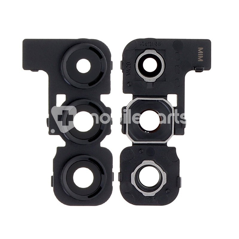 Rear Camera Lens + Frame Black Samsung SM-A245 A24