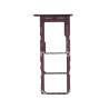 Dual Sim Card Tray Dark Red Samsung SM-A245 A24