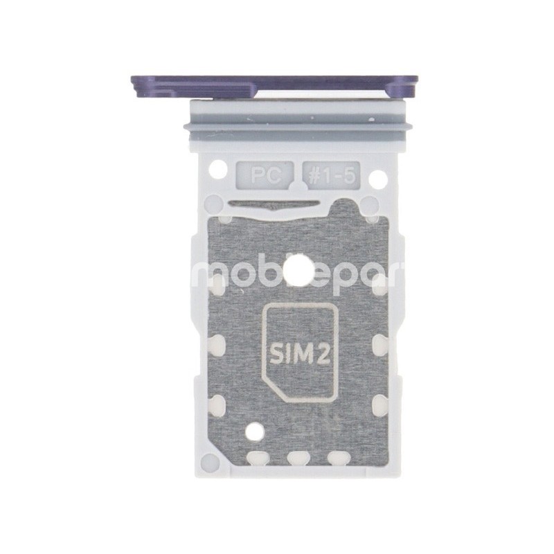 Dual Sim Card Tray Cobalt Violet Samsung SM-S921 - S926 S24+