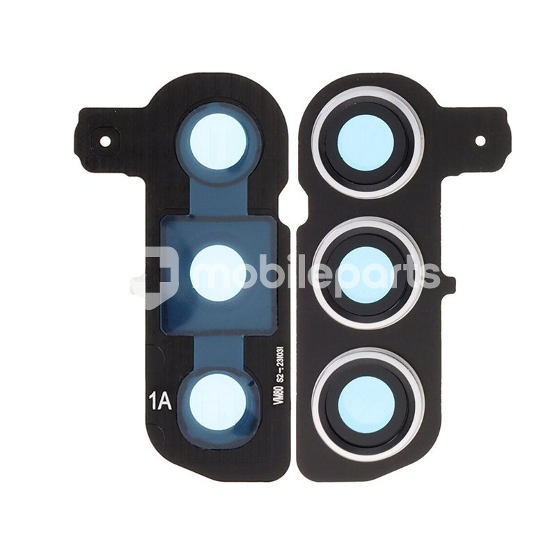 Rear Camera Lens + Frame Silver Samsung SM-S921 S24 5G