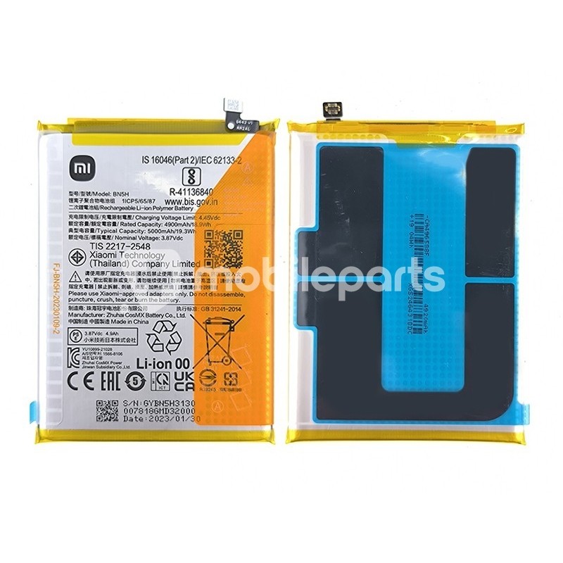 Battery BN5H 5000mAh Xiaomi Poco M4 5G - Poco M5 - Xiaomi Redmi 10 5G Ori