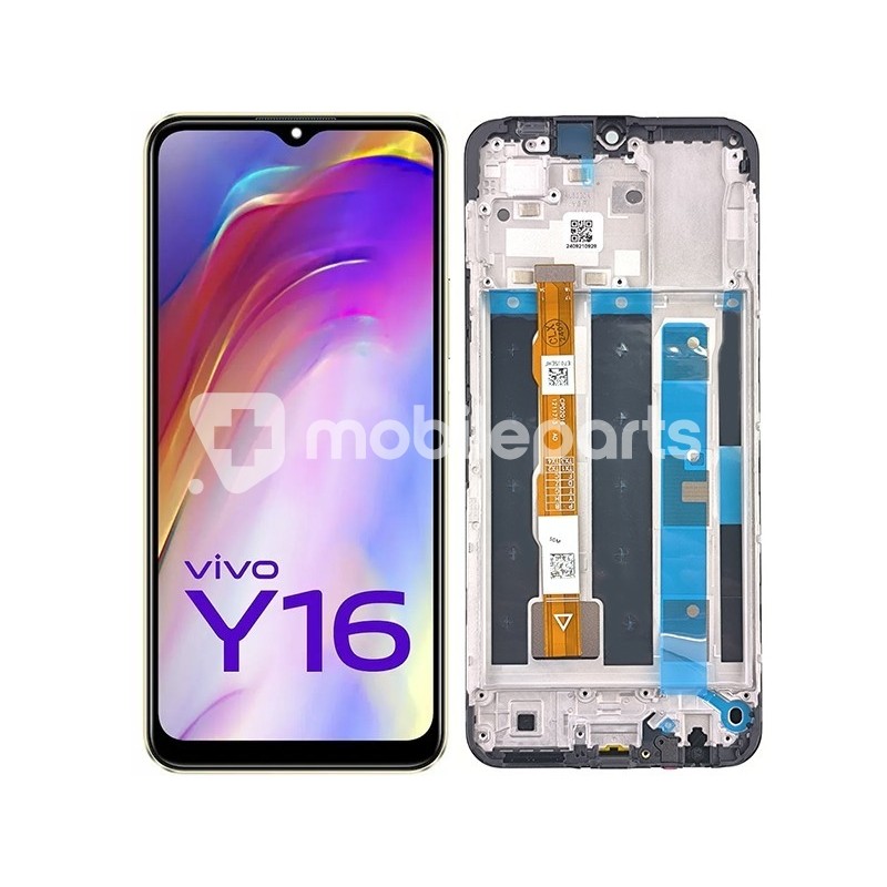 Display Touch + Frame Black Vivo Y16 (IPS)