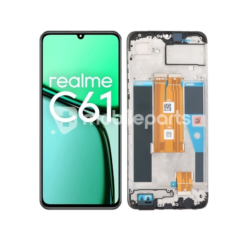 Display Touch + Frame Black Realme C61 (PULLED)