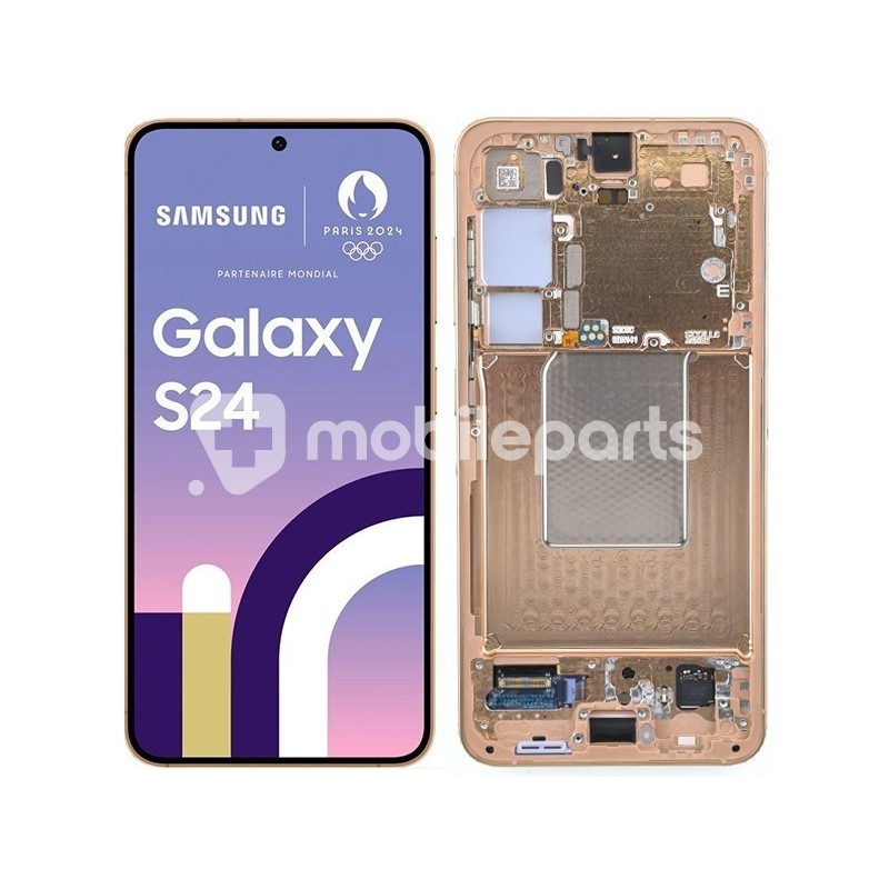 Display Touch + Frame Sandstone Orange Samsung SM-S921 S24 5G Ori