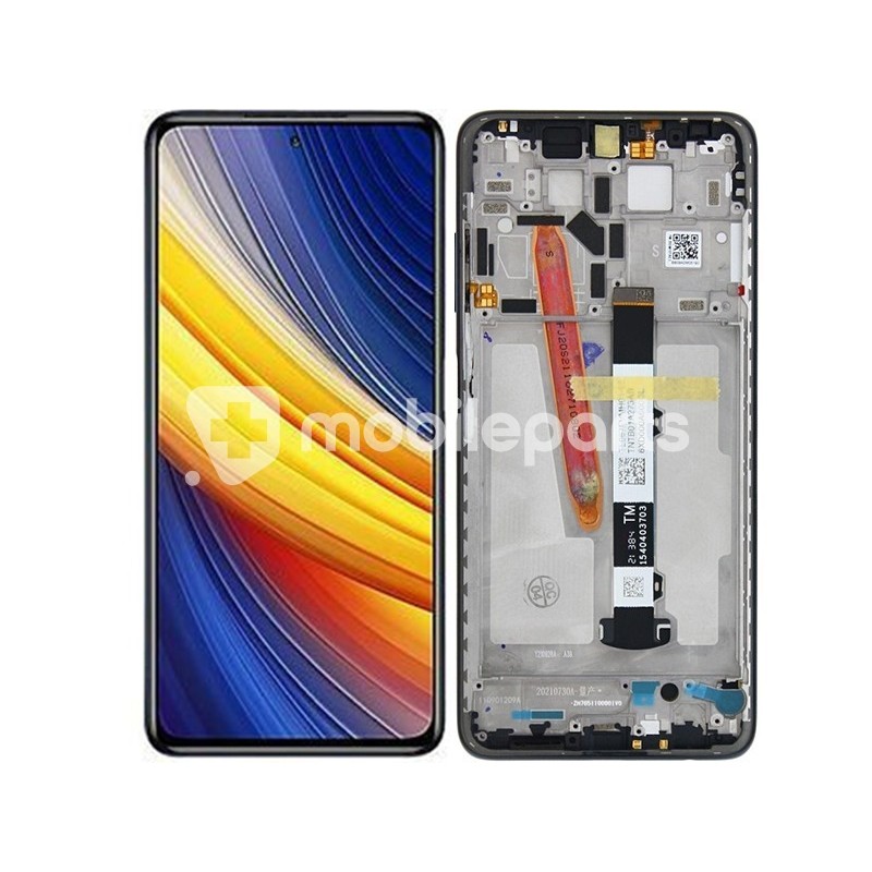 Display Touch + Frame Blue Xiaomi Poco X3 Pro Ori