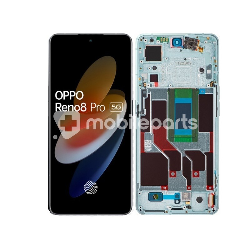 Lcd + Frame Green OPPO Reno 8 PRO 5G Ori