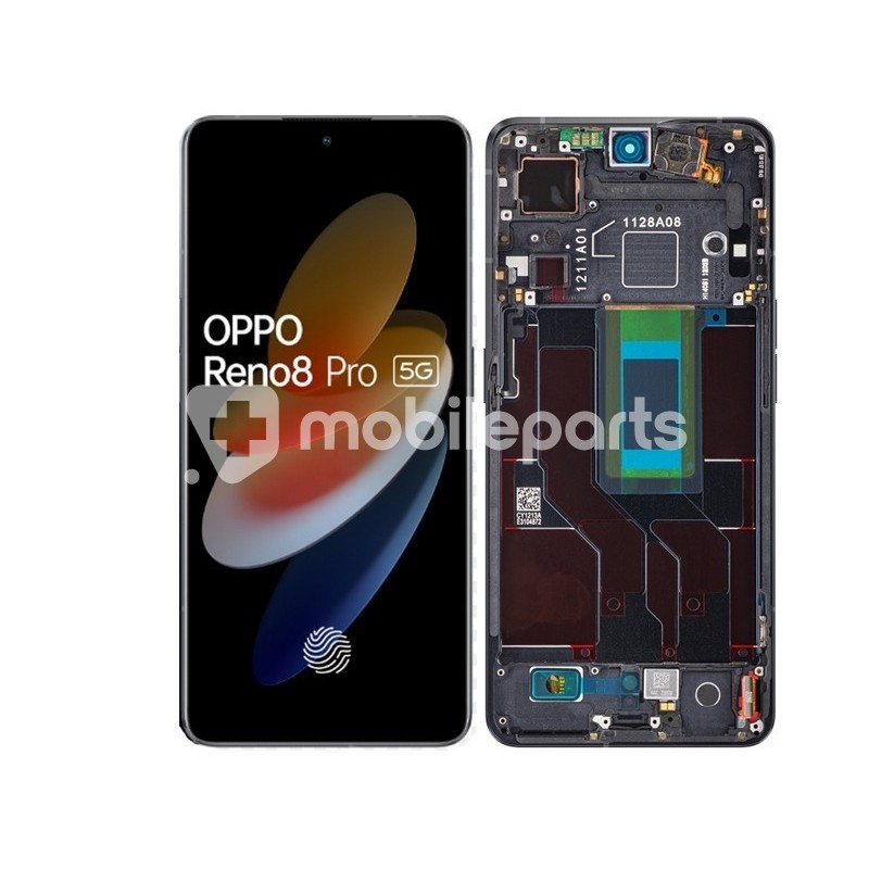 Lcd + Frame Black OPPO Reno 8 PRO 5G Ori