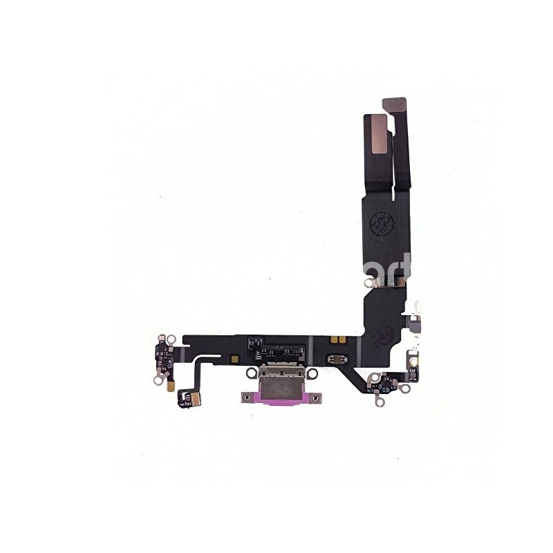 Charging Connector Pink Flat Cable iPhone 16 (PULLED)