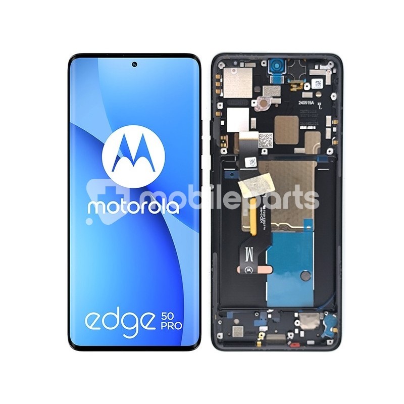 Display Touch + Frame Black Moto Edge 50 Pro Ori