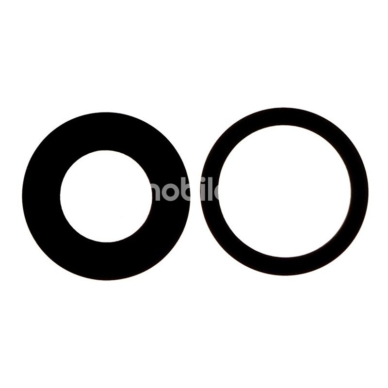 Rear Camera Lens Black + Adhesives iPhone 16 - 16 Plus