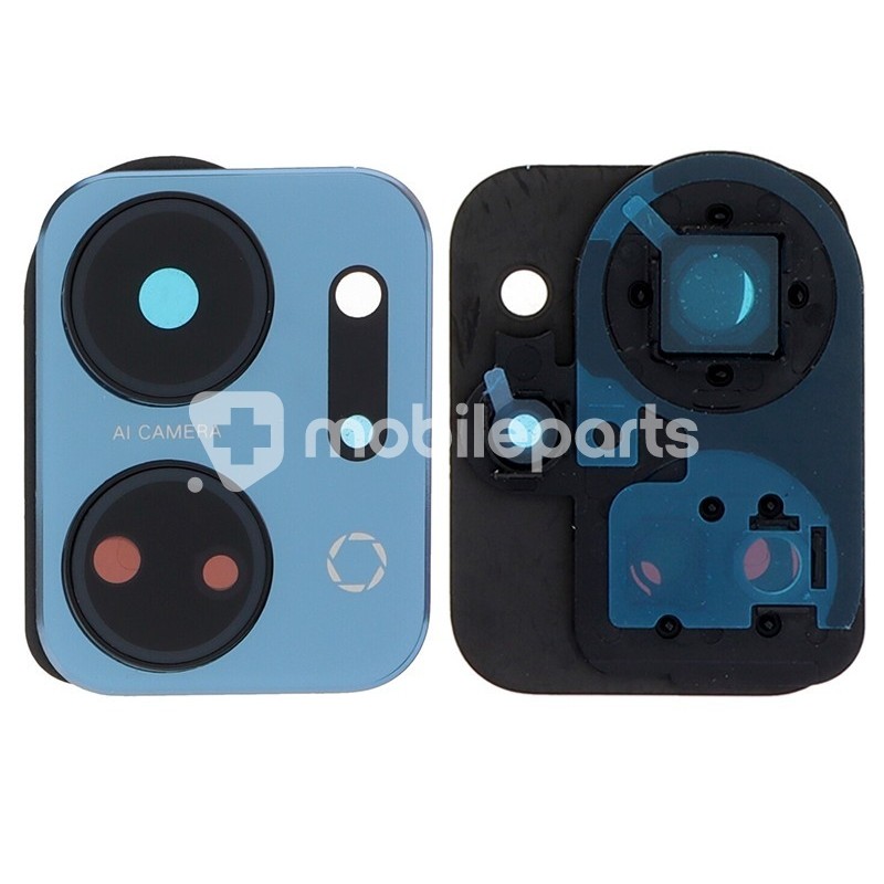 Rear Camera Lens + Frame Blue Honor X7a