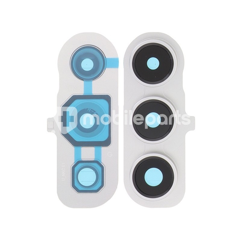 Rear Camera Lens + Frame Silver Samsung SM-S721 S24 FE