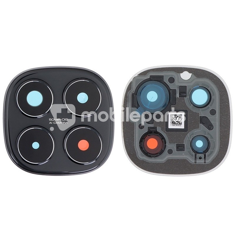 Rear Camera Lens + Frame Titan Black Xiaomi Redmi Note 14 Pro