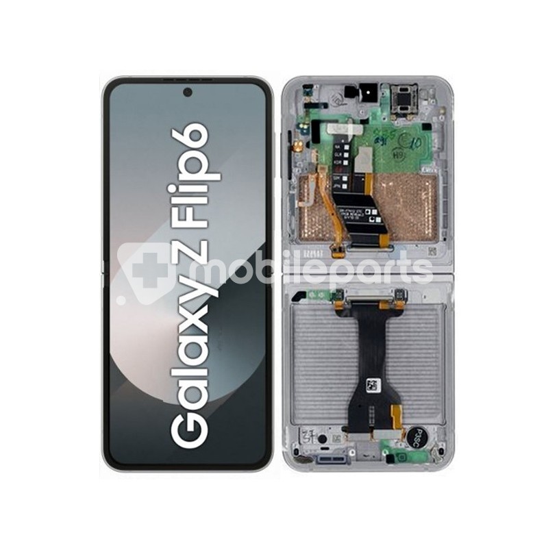Display Touch + Frame Silver Shadow Samsung SM-F741 Flip 6 Ori