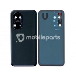 Rear Cover Black + Camera Lens Huawei P50 No Logo