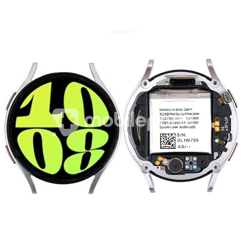 LCD Silver + Batteria + Parts Samsung SM-R945F 44mm LTE (PULLED) GRADO AAA