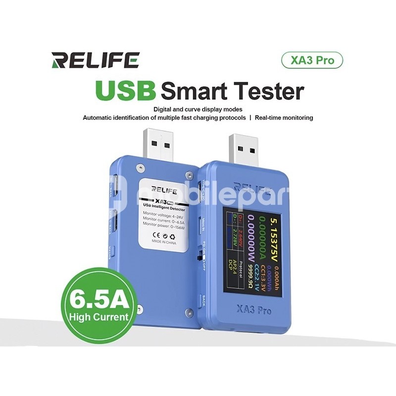 Relife RL-XA3 PRO USB Smart Tester