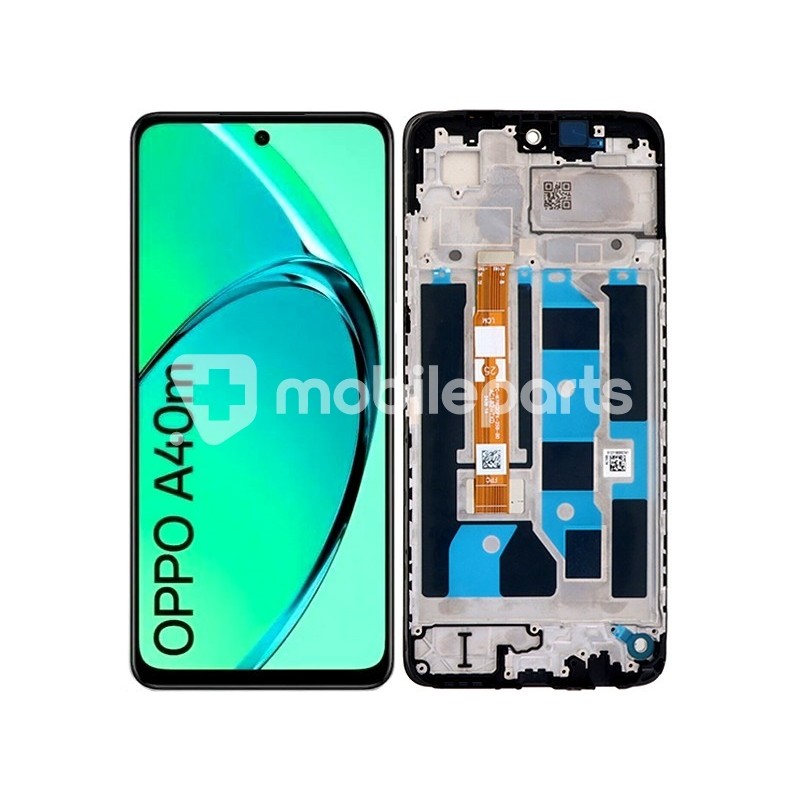 Display Touch + Frame Black OPPO A40 - A40m (PULLED)