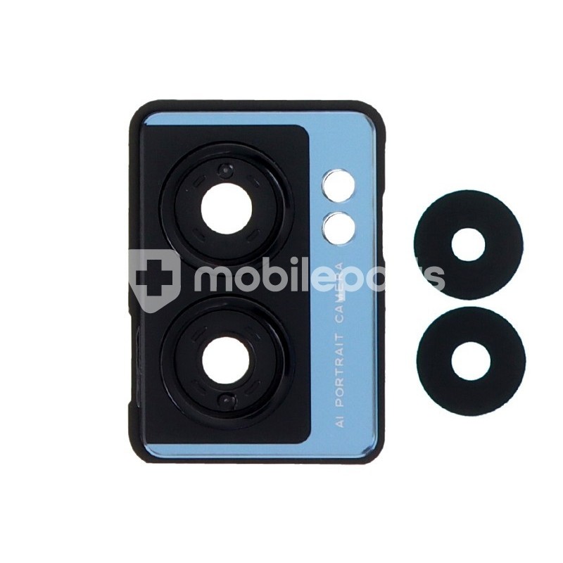 Rear Camera Lens + Frame Ocean Blue OPPO A77 5G