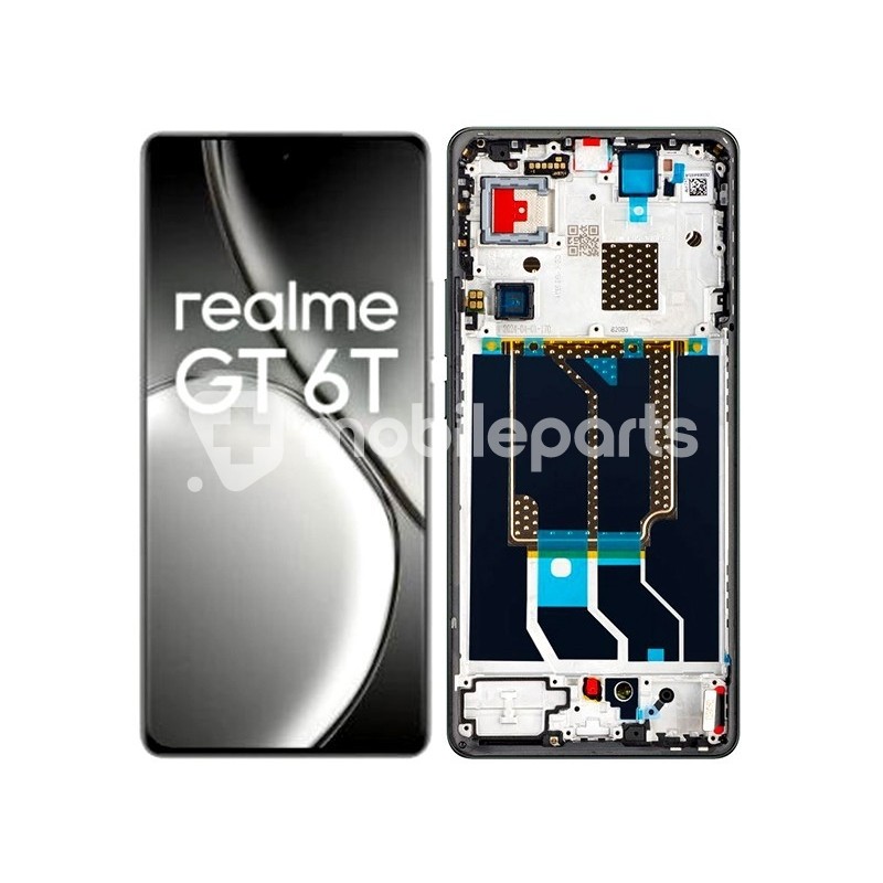 Display Touch + Frame Fluid Silver Realme GT 6T Ori