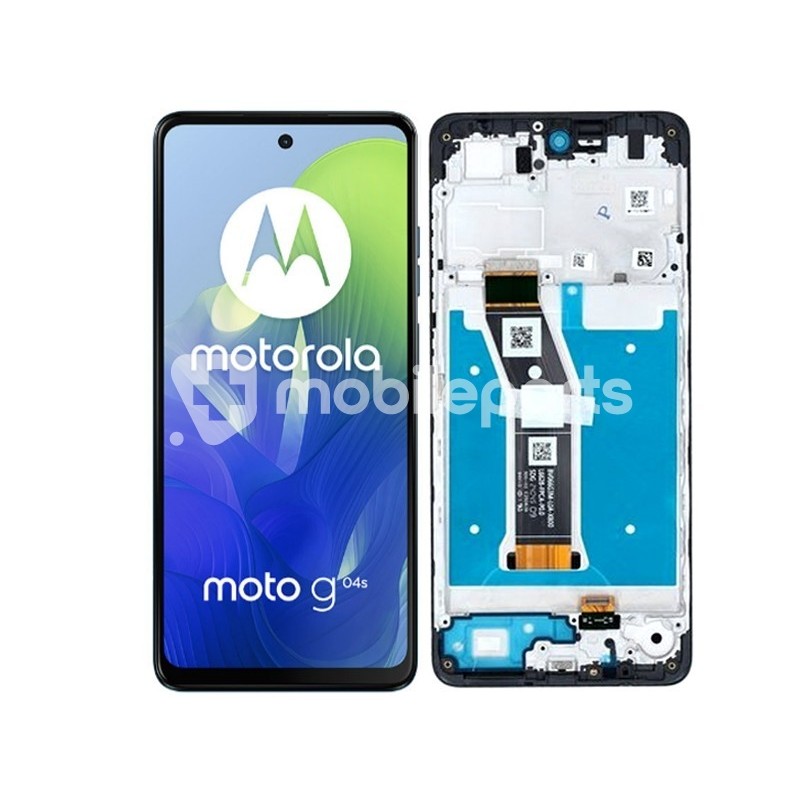 Display Touch + Frame Black Moto G04s Ori
