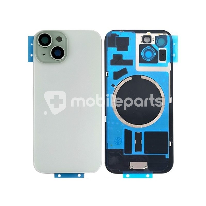 Rear Cover Green + Holder + Magnetism Ring iPhone 15 No Logo