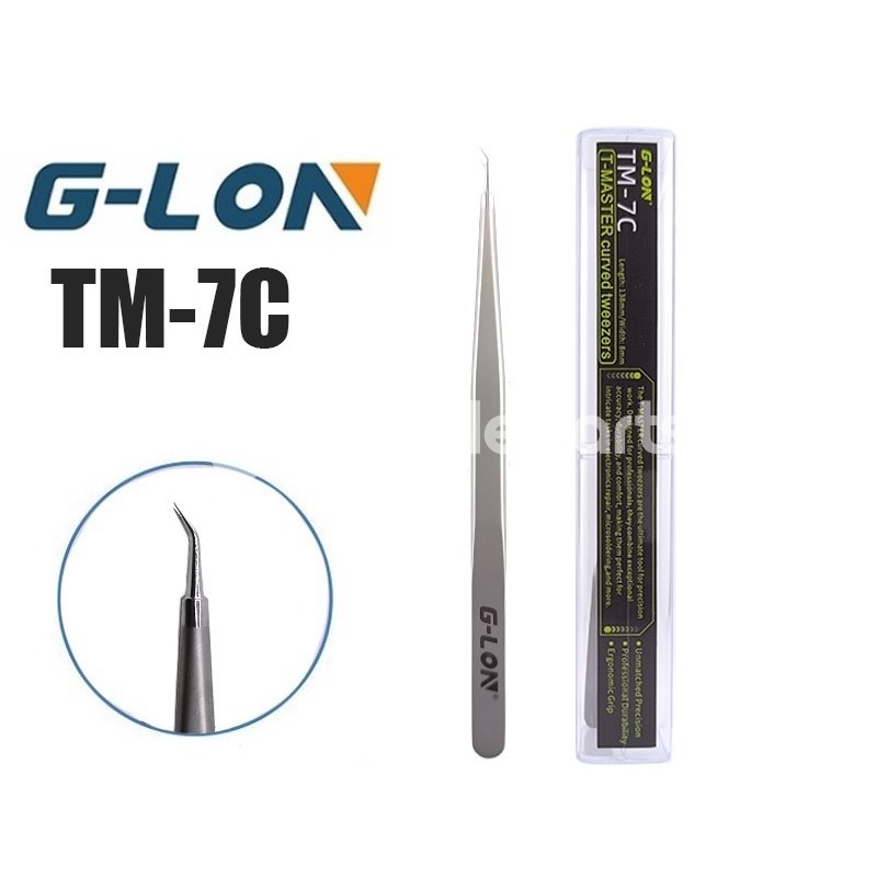 G-LON TM-7C T-Master Curved Tweezers