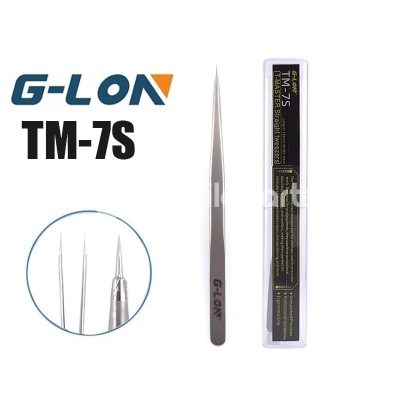 G-LON TM-7S T-Master Straight Tweezers