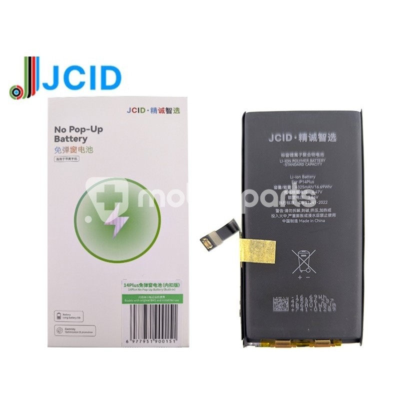 JCID Battery 4325 mAh iPhone 14 Plus No POP-UP No Board