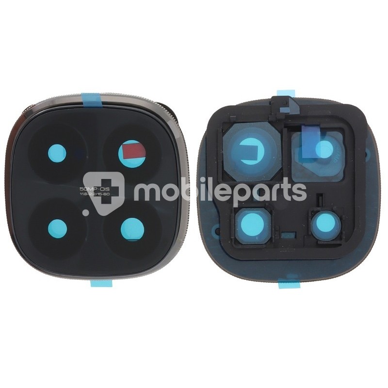 Rear Camera Lens + Frame Black Xiaomi Redmi Note 14 Pro+ 5G