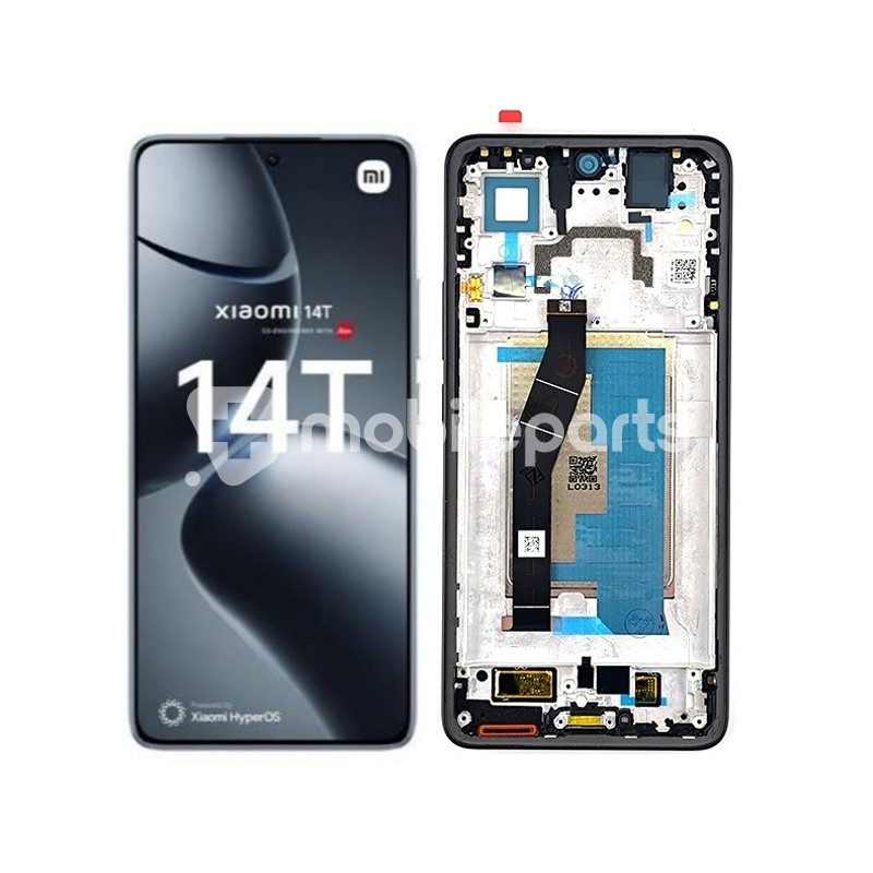 Display Touch + Frame Titan Black Xiaomi 14T (Pulled)