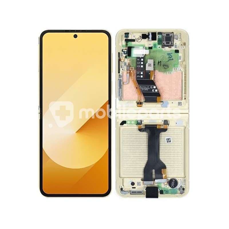 Display Touch + Frame Yellow Samsung SM-F741 Flip 6 Ori