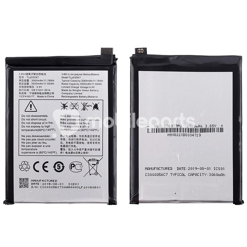 Battery TLP030K7 3000mAh Alcatel 1S 2019 (NO LOGO)