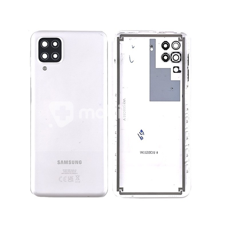 Rear Cover + Camera Lens White Samsung SM-A127 A12 (Pulled)