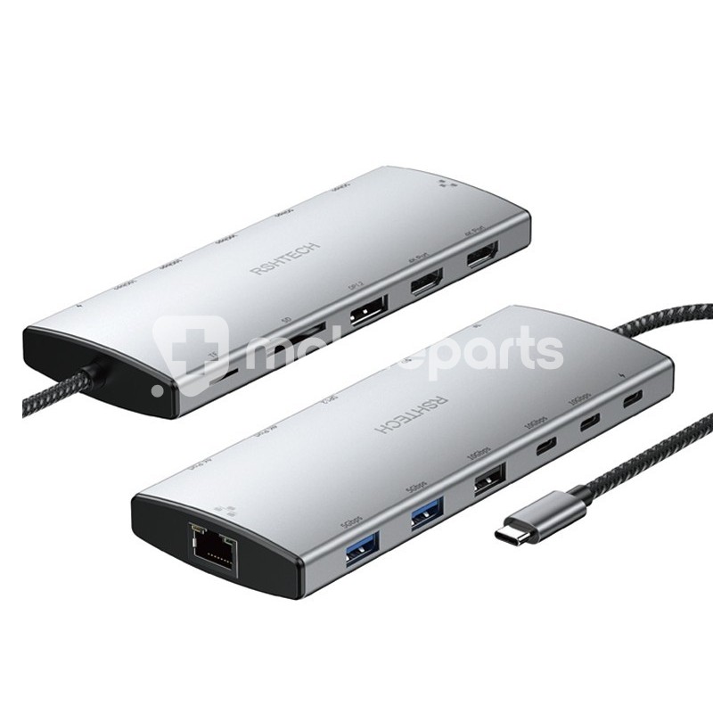 HUB 11 in 1 Type C - USB - RJ45